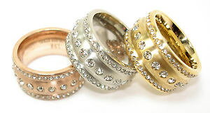 yzANZT[@lbNXXeXX`[OfBS[hXpR[V[Yanillo de acero inoxidable seora 12mm plata rosegold gold 3 series pedrera