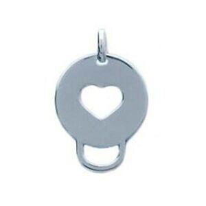 �y���������z�A�N�Z�T���[�@�l�b�N���X�A���W�F���g�k�t�{�[pendentif mdaille coeur attache breloque en argent 925000 neuf beaux bijoux