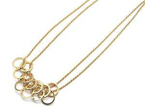 yzANZT[@lbNXh[cl969e * sautoir collier pendentif anneaux entrelacs contour strass dor
