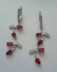 �y���������z�A�N�Z�T���[�@�l�b�N���X���[�Y�W���R�j�E���A���W�F���gagnes creations boucles d oreilles rhodolite rose grenat zirconium argent 925