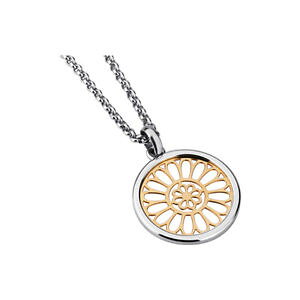 yzANZT[@lbNXXeXy_g}_`F[bLXeXX`[`F[seora cadena con colgante de acero inoxidable, dorados 14k, con 50 cm cadena de acero ino