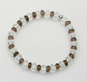 【送料無料】アクセサリー ネックレスブレスレットジェミニブレスレットmontaa cristal pulsera con humo cuarzobuda pulsera de gemini gemstones 18 cm