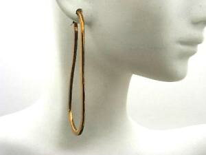 �y���������z�A�N�Z�T���[�@�l�b�N���X�r���X�����O�C�������O�_�[�N�S�[���f���g�[��vince camuto basics alargados latn oscuro tono dorado pendientes aro