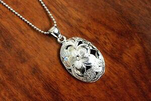 �y���������z�A�N�Z�T���[�@�l�b�N���X�n���C�X�^�[�����O�V���o�[�y���_���g�I�[�o���X���[�u�W���G���[�l�b�N���Xnuevo hawi plata de ley 925 joyera ovalado desplazable collar con colgante