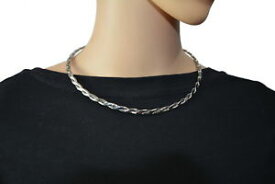 【送料無料】アクセサリー　ネックレスヘビーメタルダブルステンレススチールネックレスnuevo metal pesado puo collar acero inoxidable doble