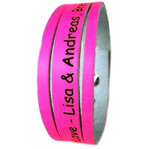 �y���������z�A�N�Z�T���[�@�l�b�N���X���[�U�u���X���b�ghombre favorito pulsera pulsera con grabado 1,7 cm protegerserosa flor