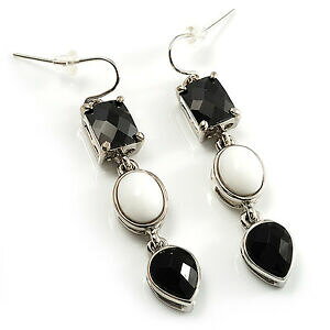 �y���������z�A�N�Z�T���[�@�l�b�N���X�C�������O�V���o�[llamativa cz pendientes tono plata