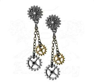 �y���������z�A�N�Z�T���[�@�l�b�N���X�}�V���w�b�h�{���g�S�V�b�N�R�Ocabeza de mquina pernospendientesalchemy gothic imperio steampunk cog joyas e371