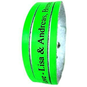 �y���������z�A�N�Z�T���[�@�l�b�N���X�u���X���b�ghombre favorito pulsera pulsera con grabado 1,7 cm protegerseverde flor