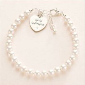 【送料無料】アクセサリー　ネックレスドータージュエリーブレスレットregalo especial ahijada dios hija, joyera grabada, pulsera de perlas