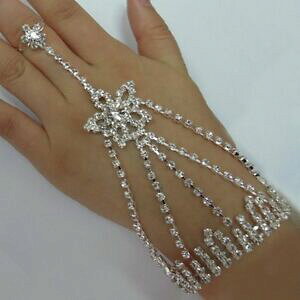 yzANZT[@lbNXCXg[WG[O{EbhX^[A[X[uuXbgesposa boda estrs joyas brazo con anillo bollywood esclava pulsera estrella