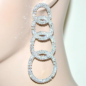 �y���������z�A�N�Z�T���[�@�l�b�N���X�A���W�F���gorecchini donna cerchi pendenti argento cristalli strass eleganti sposa 65