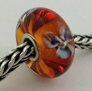 【送料無料】アクセサリー ネックレスベージュガラスアカウントautntico trollbeads beige flor vidrio cuenta charm, 61149