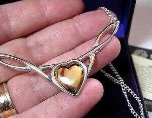 yzANZT[@lbNXTWXeBZeBbNlbNX^[impresionante st justin joyera celta corazn collar regalo nuevo giro de cobre