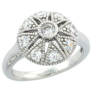 �y���������z�A�N�Z�T���[�@�l�b�N���X�X�^�[�����O�V���o�[�X�^�[�J�b�gplata de ley flor estrella corte anillo de compromiso con talla de brillante
