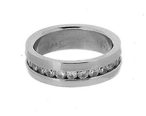 yzANZT[@lbNXXeXTCYX`[Oacero inoxidable eternity anillo con cz en 8 tamaos les haya asignado r21