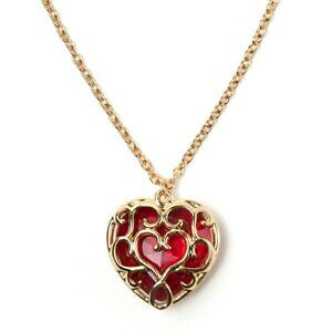 �y���������z�A�N�Z�T���[�@�l�b�N���Xoficial de la leyenda de zelda collar cadena colgante en forma de contenedor de corazn nuevo