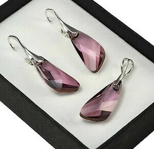 yzANZT[@lbNXXtXL[NX^ECOVo[COZbgAeB[NsN925 pendientes de plataset hecha con cristales de swarovski ala 23mmrosa antiguo