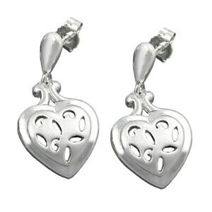 �y���������z�A�N�Z�T���[�@�l�b�N���X�R�l�N�^�V���o�[conector 24x12mm corazn mattbrillante derrumbados plata 925