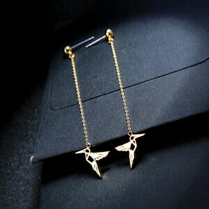 �y���������z�A�N�Z�T���[�@�l�b�N���X�C�������Opendientes pendientes linear fino pequeo brillante simple chapado de oro p2