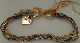 【送料無料】アクセサリー　ネックレススレートゴールドチェーンブレスレットpizarra amp; cadena de oro pulsera de amistad