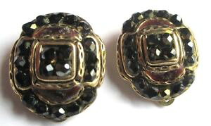 �y���������z�A�N�Z�T���[�@�l�b�N���X�I���W�i���N���b�v�r���e�[�Wtaratata boucles doreilles clips originales couleur or cristaux bijou vintage 6