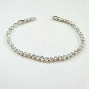 yzANZT[@lbNXejXAWFgrALbracciale tennis uomo donna colore argento zirconi bianchi 18 20 cm 12 q