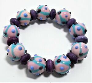 �y���������z�A�N�Z�T���[�@�l�b�N���X�C�^���A�x�C�����m�K���Xbracciale donna bahia antica murrina veneziana murano glass made in italy v432