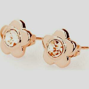 �y���������z�A�N�Z�T���[�@�l�b�N���X�C�v�V�����t�B�I�[�����[�Ybrosway epsilon orecchini fiore rose con swarovsky beo28, nuovi