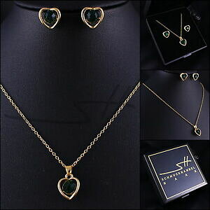 yzANZT[@lbNXlbNXCOfBS[hXtXL[GgP[Xcollar amp; pendientes seora * noble corazn *, oro pl, swarovski elements, estuche