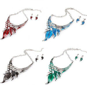 yzANZT[@lbNXNX}XlbNXCOWG[Vo[Zbgset de joyera de regalo para navidad plata plateado rojo grn blau pendientes collar