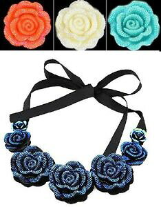 yzANZT[@lbNXolbNXt@ubNe[vlbNXflores statement collar rosas cintas de tela cuello collar collar colores