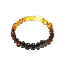 【送料無料】アクセサリー　ネックレスオレンジイギリスバルトブレスレットlove mbar x adulto arco iris brillante mixta mbar bltico pulsera elstica del reino unido