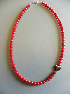 yzANZT[@lbNXIWilbNXw}^Cgn[gAJEgX^[OVo[VOoriginal de coral rojo con cuentas collar de hematites corazn impresionante nica de p