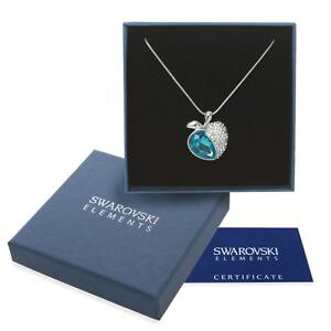 【送料無料】アクセサリー ネックレスアルジェントスワロフスキーエレメントクリスタッロメオーレcollana donna argento swarovski elements originale g4love cristallo mela cuore