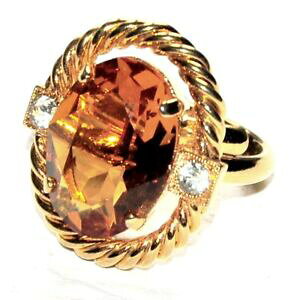 yzANZT[@lbNXNbNhre[WIWObe cook london bague vintage couleur or cristal orange rglable bijou ring