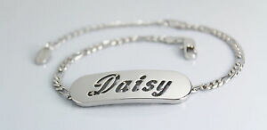 �y���������z�A�N�Z�T���[�@�l�b�N���X�z���C�g�S�[���h�V���o�[daisypulsera con nombre 18ct oro blanco plateadoregalos para ellamoda