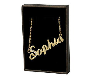 yzANZT[@lbNX\tBAJX^JX^collar con el nombre sophia chapado en oro 18k aniversario personalizado personalizado