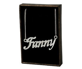 【送料無料】アクセサリー　ネックレスネームネックレスkゴールドメッキcollar de nombre 18k chapado en oro fanny faustine fenna fernanda flavie fleur frida