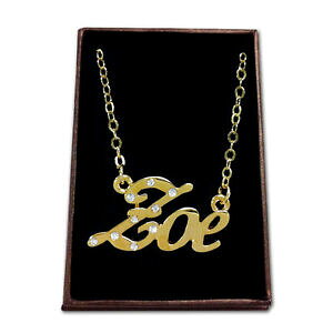 �y���������z�A�N�Z�T���[�@�l�b�N���X�S�[���h���b�L�l�b�N���X�J�X�^���R�~�b�g�����gchapado en oro con collar de nombrezoeideas de regalo para ellacompromiso pendatn personalizado