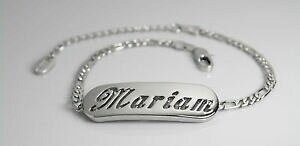 �y���������z�A�N�Z�T���[�@�l�b�N���X�z���C�g�S�[���h�V���o�[grievepulsera con nombre 18ct oro blanco plateadoregalos para ellamoda