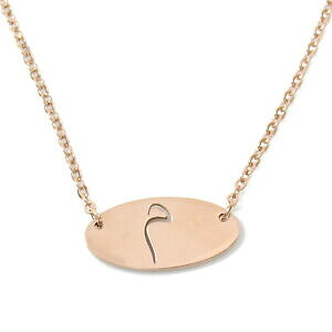 yzANZT[@lbNXsNS[hbLArAJX^meemmiimchapado en oro rosa 18 ct alfabeto rabe collarregalo personalizado