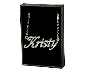 【送料無料】アクセサリー　ネックレスネックレスkゴールドメッキネックレスカスタムcollar de nombre kristy 18k chapado en oro regalo collar joyera personalizado de amor