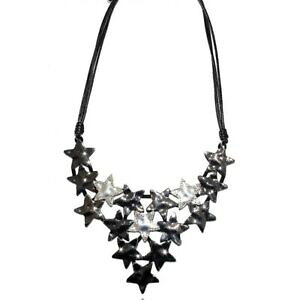 �y���������z�A�N�Z�T���[�@�l�b�N���X�R���Alolilota collier pluie d etoiles argent anthracite plastron