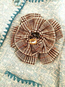 yzANZT[@lbNXre[WcC[hWGu[`sX}[ghXtopshop grandes inteligente aspecto vintage vestido de flores de tela tweed joya pin broche nuev