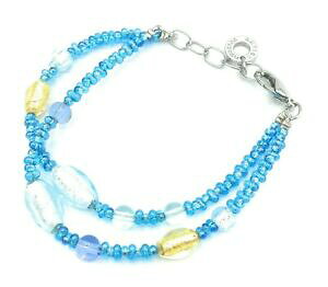 �y���������z�A�N�Z�T���[�@�l�b�N���X�C�^���A�����m�K���Xbracciale donna antica murrina veneziana murano glass made in italy vn 310