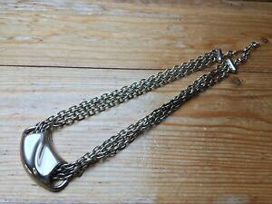 yzANZT[@lbNXlgre[WVo[lbNXvintage gruesa collar de plata del tono de monetfirmadoretro dcada de 1970grueso