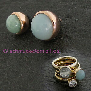 �y���������z�A�N�Z�T���[�@�l�b�N���X�c�C�X�g�X�e�����X�X�`�[��melano twistedredaccin 8 mm aventurinacero inoxidable rotgold