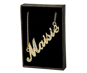 yzANZT[@lbNXlbNXS[hKXcollar de nombre agradecer chapado en oro 18 ctregalo de cumpleaosmoda cristal