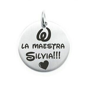 yzANZT[@lbNX}X^[pendente moneta personalizzata in acciaio w la maestra